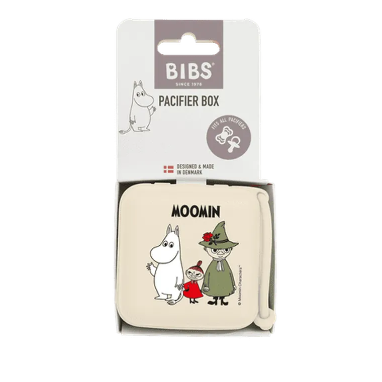 Bibs, Muminki, etui na smoczek, Ivory