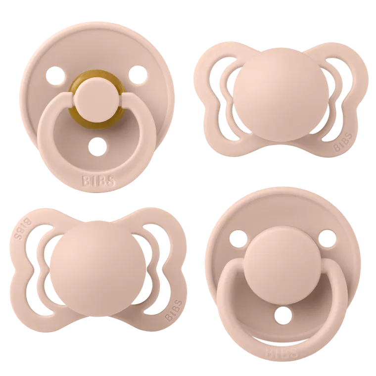 Bibs, Try-it, zestaw 4 smoczków, Blush, rozmiar 1