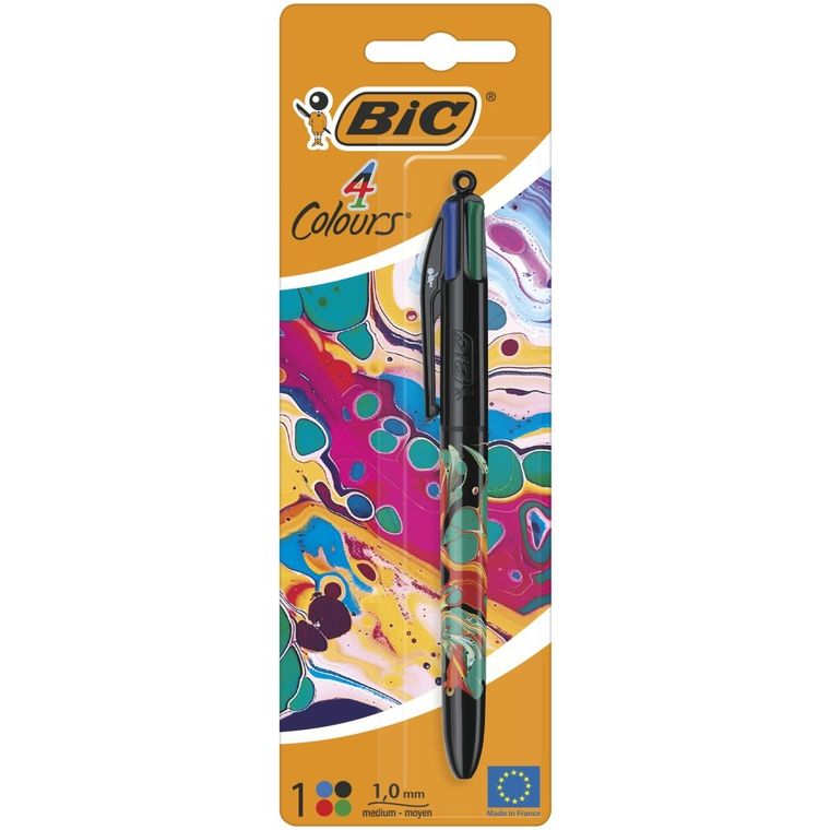 Bic, 4 Colours, Message Botanical, długopis, 1 szt.