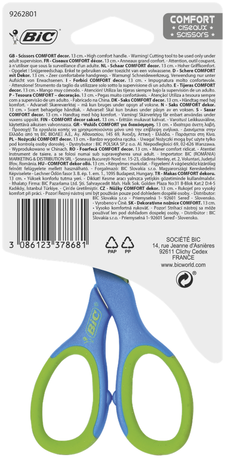 Bic, Comfort, nożyczki, 1 szt.