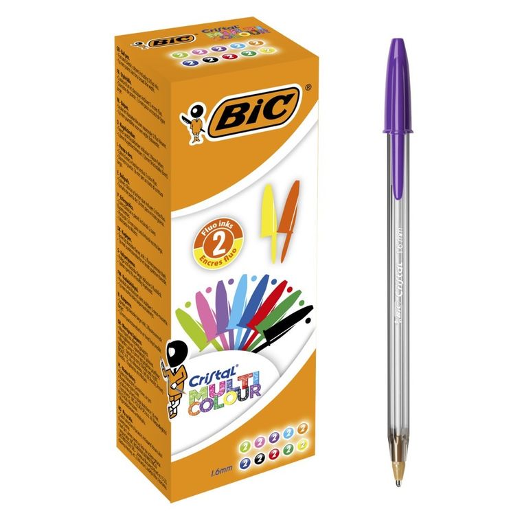 Bic, Cristal Multi Colour, długopis, 20 szt.