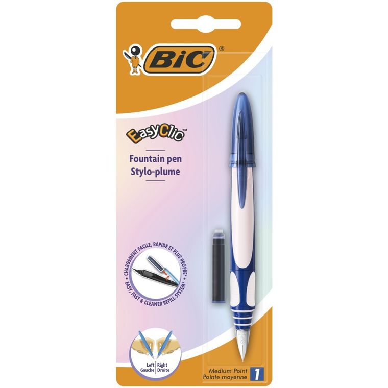 Bic, Easy Clic Standard, pióro wieczne + 1 nabój, 1 szt.
