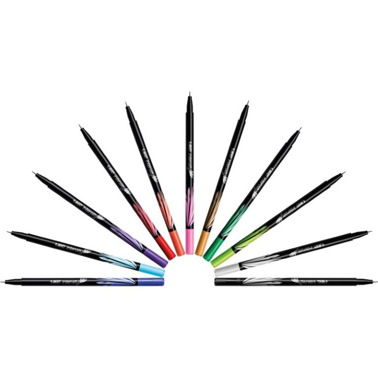 Bic, Intensity Fine, cienkopisy, mix ast + fun, 8 szt.
