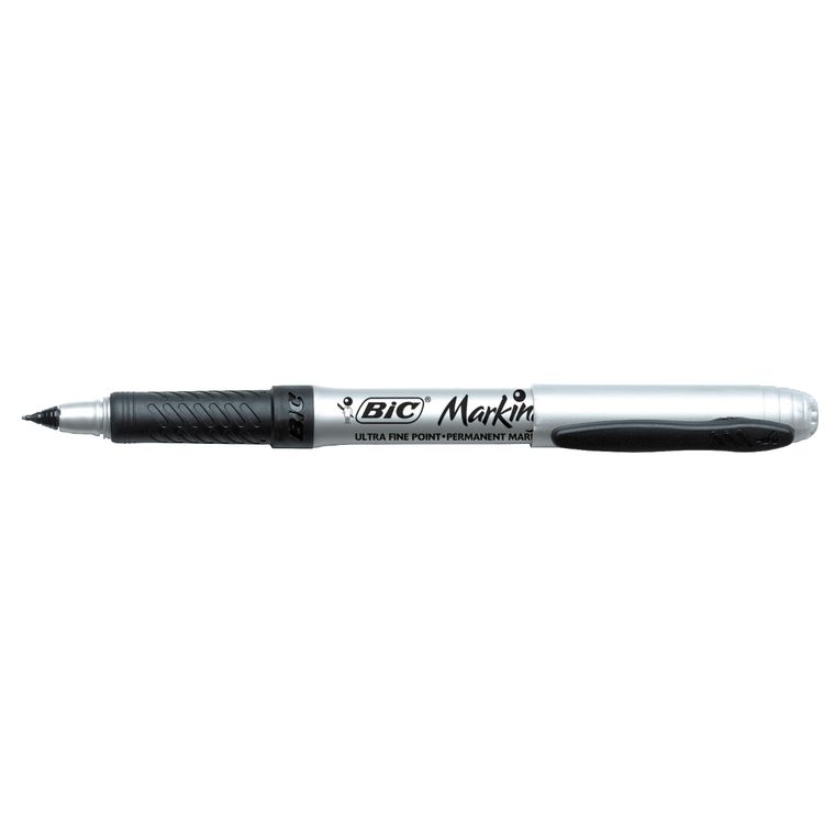 Bic, Marking Ultra Fine 0.8mm, marker, czarny, 1 szt.