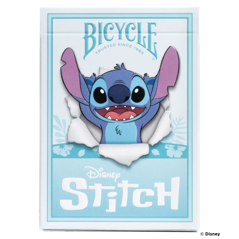 Bicycle, Disney, Stitch, karty do gry