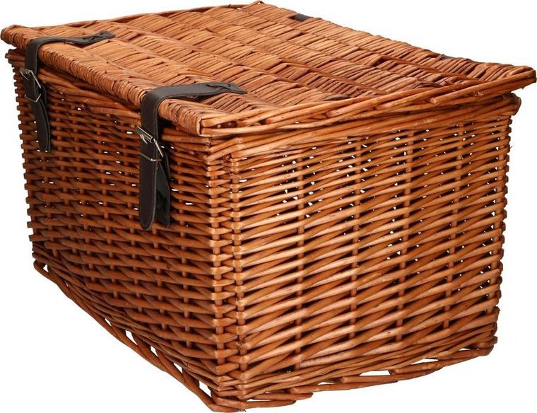 Bicycle Gear, wiklinowy koszyk rowerowy, na przód, 45-30-25 cm