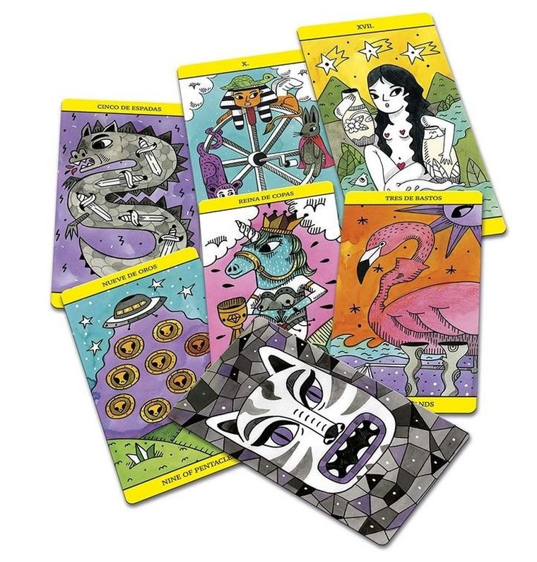 Bicycle, Magic Tarot by Amaia Arrazola, karty do tarota