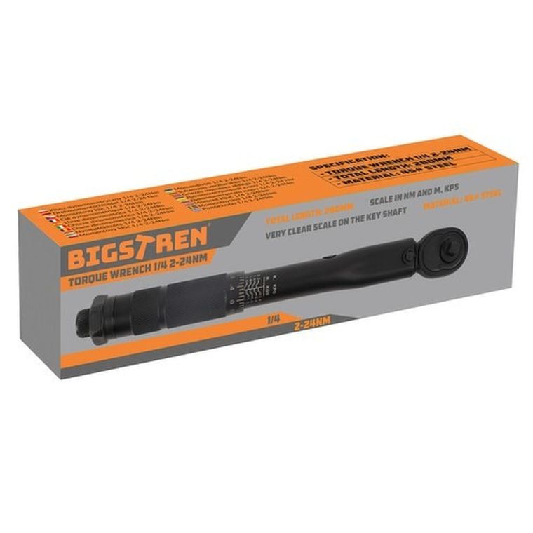Bigstren, klucz dynamometryczny 1/4 2-24 nm