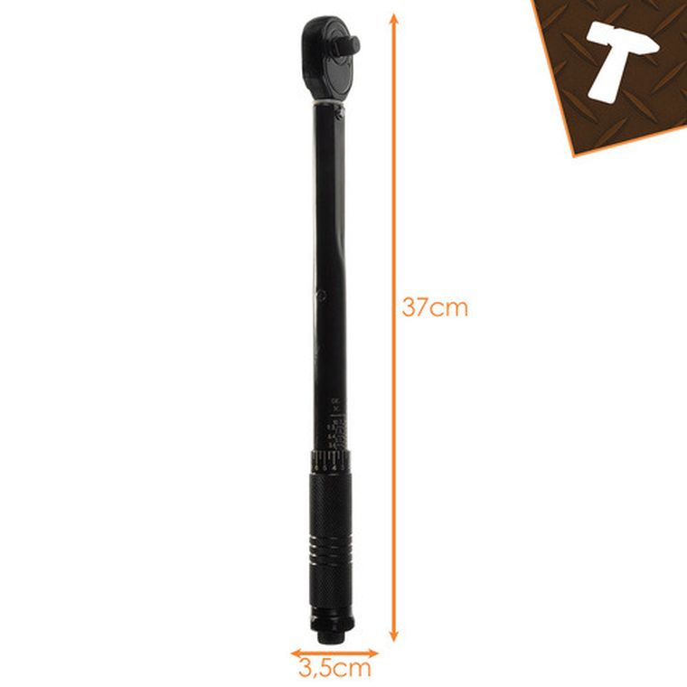 Bigstren, klucz dynamometryczny, 3/8", 7-112Nm, 26079