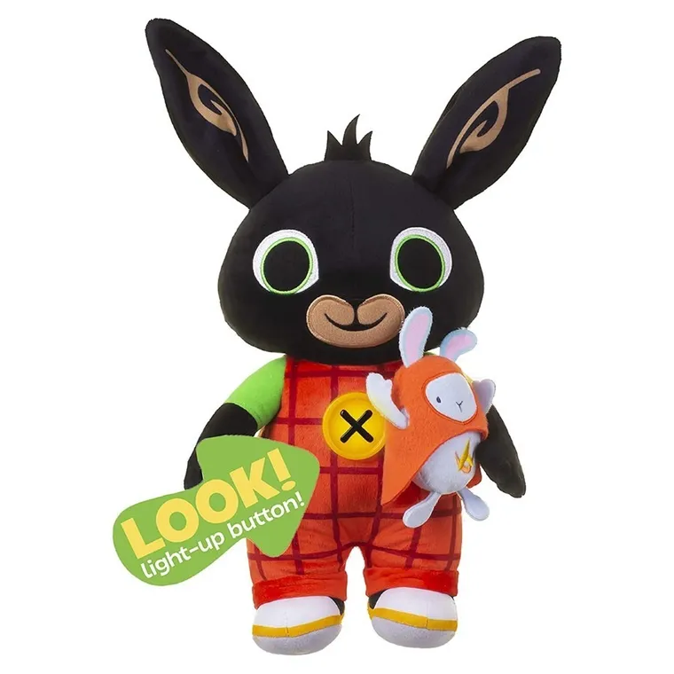 Bing, Królik Bing z przytulanką, maskotka interaktywna, 36 cm