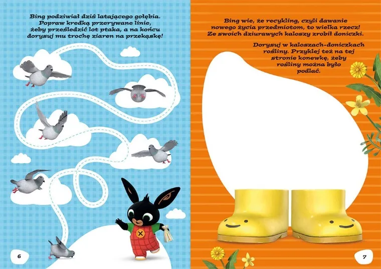 Bing. Zabawy i zadania z naklejkami