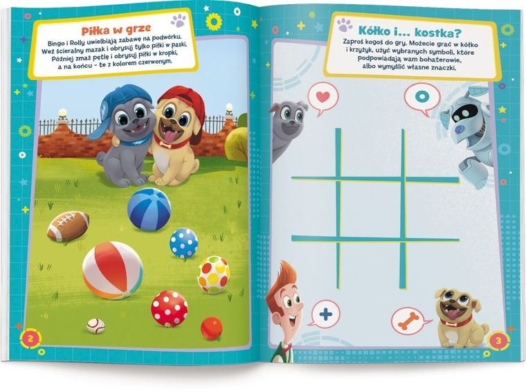 Bingo i Rolly w akcji. Zadania do zmazywania