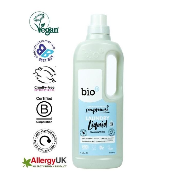Bio-D, ekologiczny płyn do prania, skoncentrowany, 1l