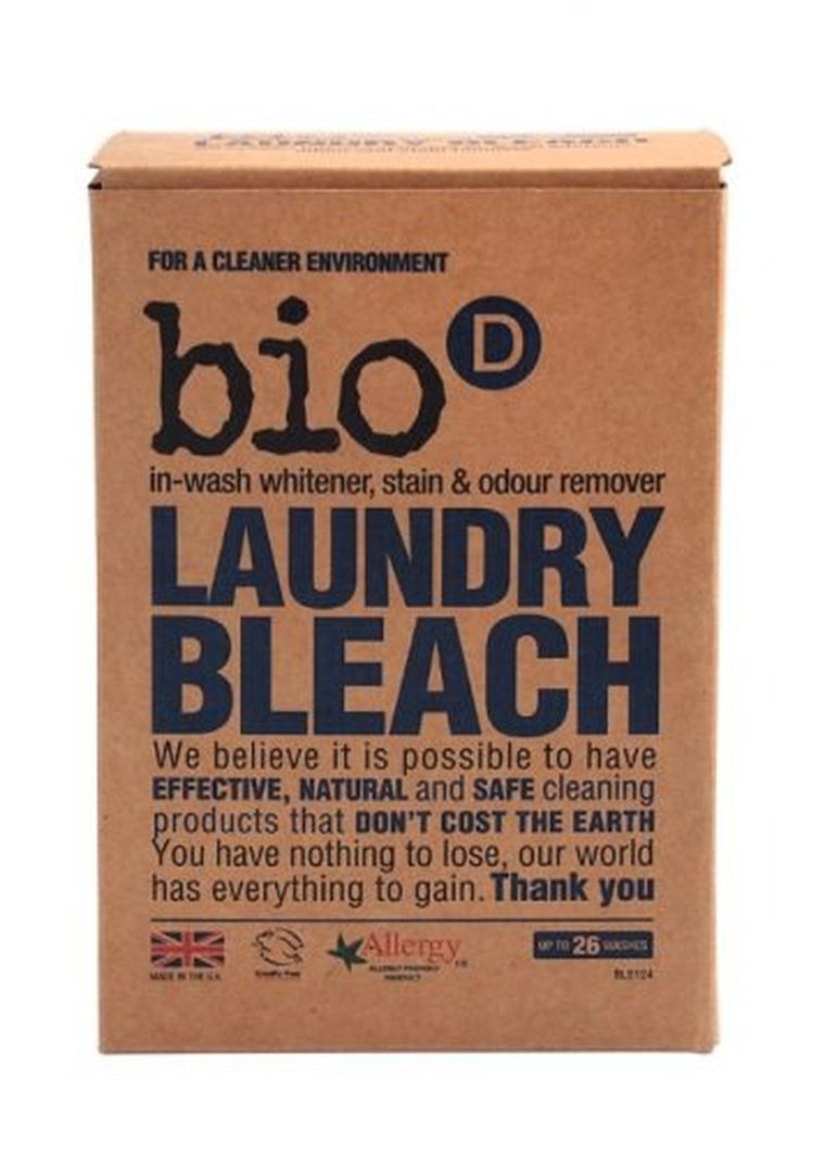 Bio-D, Laundry Bleach, odplamiacz, wybielacz, eliminator zapachów, 400g