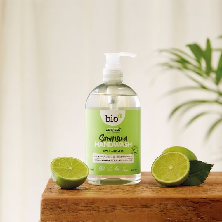 Bio-D, mydło w płynie, limonka/aloes, 500 ml