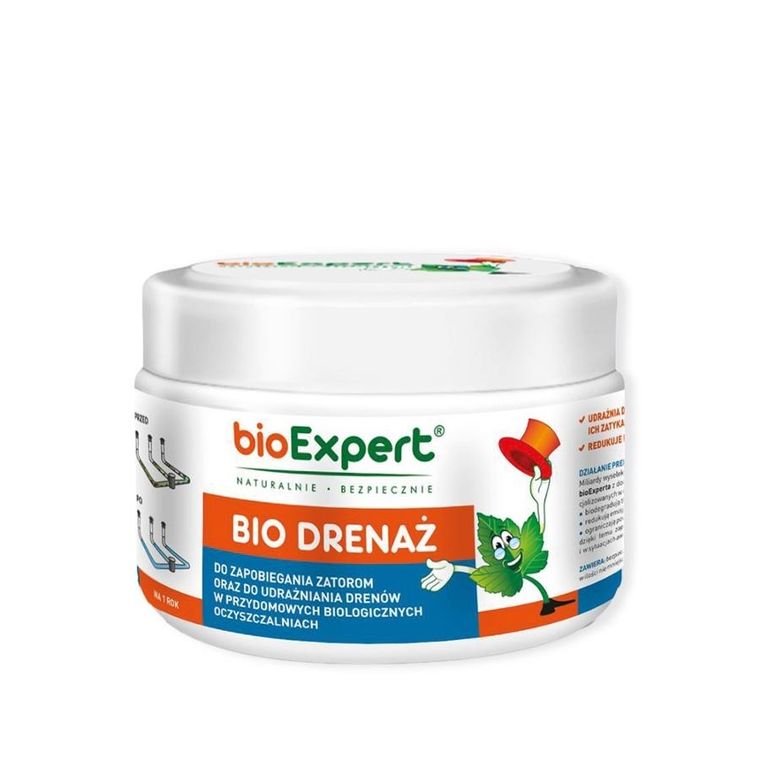 bioExpert, BIO drenaż do zapobiegania zatorom oraz do udrażniania drenów, 250 g