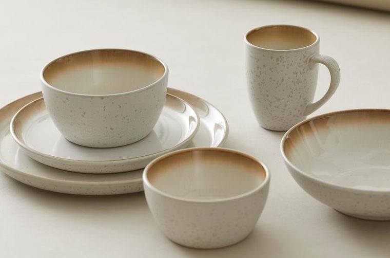 Bitz, Cream/Cream, kubek z uchem, 300 ml