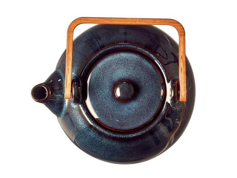 Bitz, dzbanek kamionkowy z sitkiem, niebieski, 1,2l