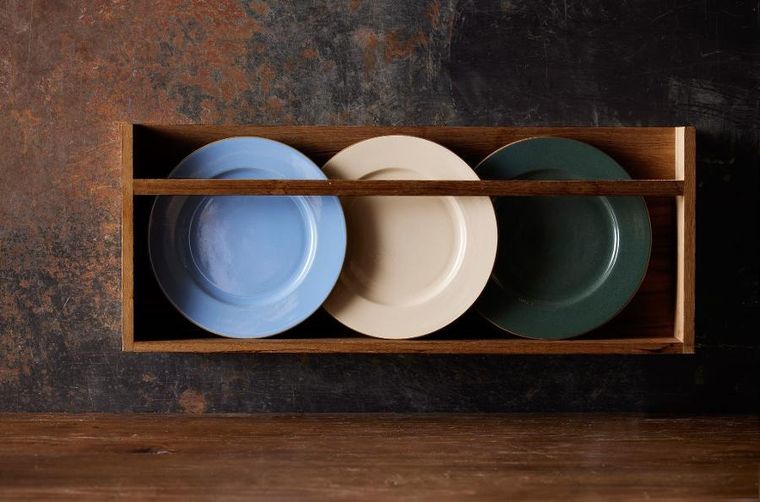 Bitz, talerz, wood/ocean, 27 cm