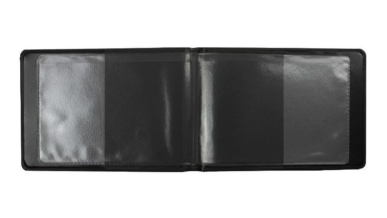 Biurfol, okładka na dokumenty ucznia, małe, czarna