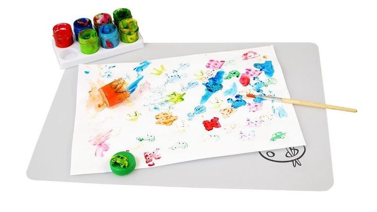 Biurfol, podkładka na biurko, mata, mleczna