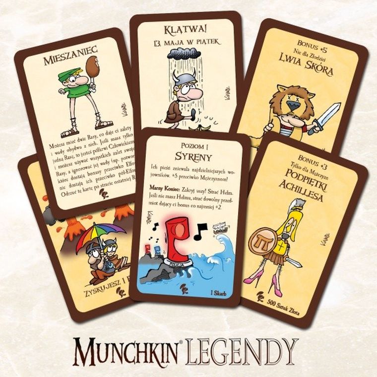 Black Monk, Munchkin Legendy, gra karciana