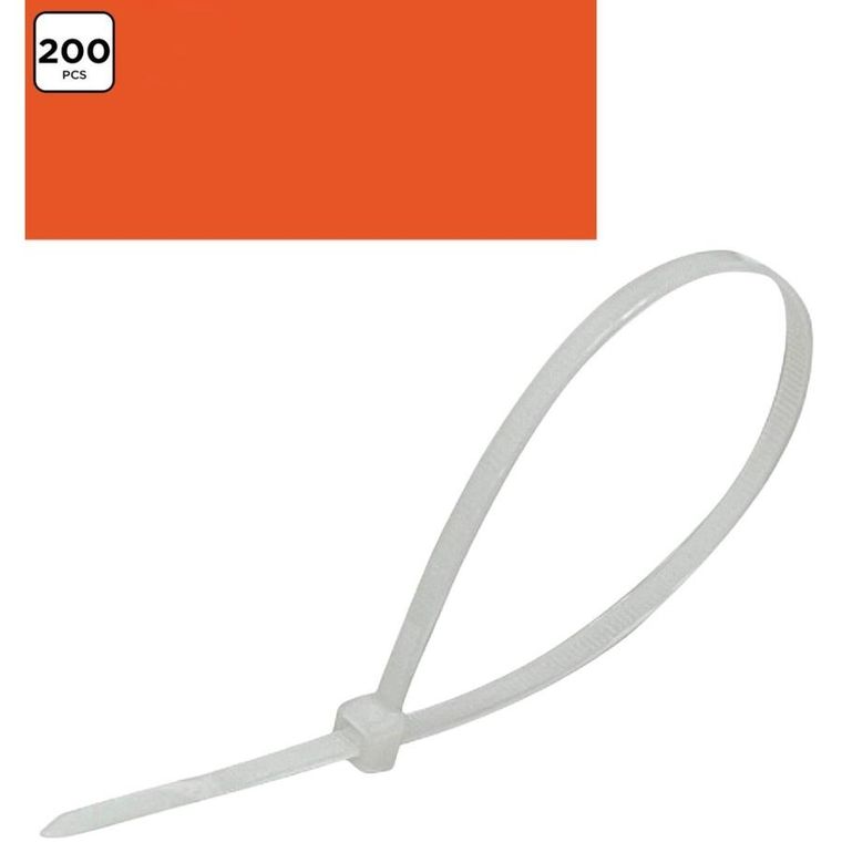 Black&Decker, opaski zaciskowe do kabli, 200 szt.