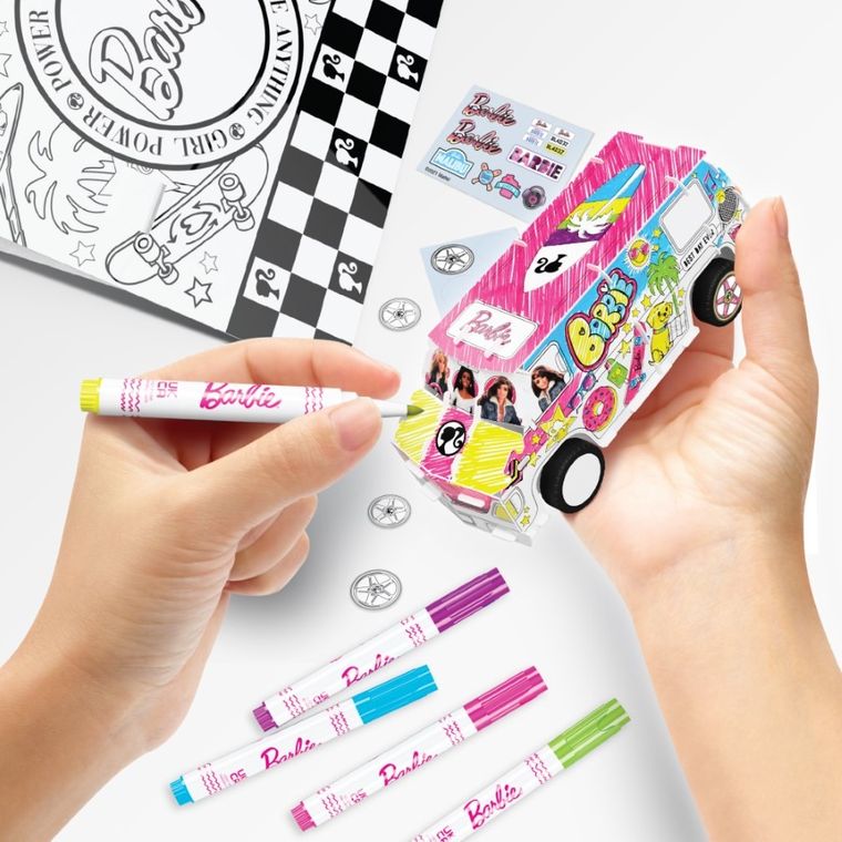 Bladez, Maker Kitz, Barbie, Pomaluj kampera, zestaw kreatywny