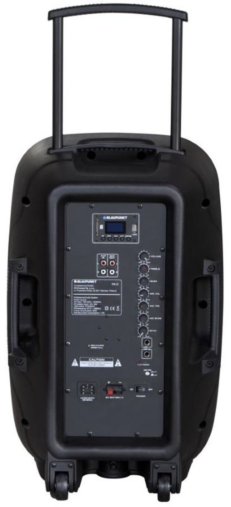 Blaupunkt, głośnik przenośny, PA12, czarny