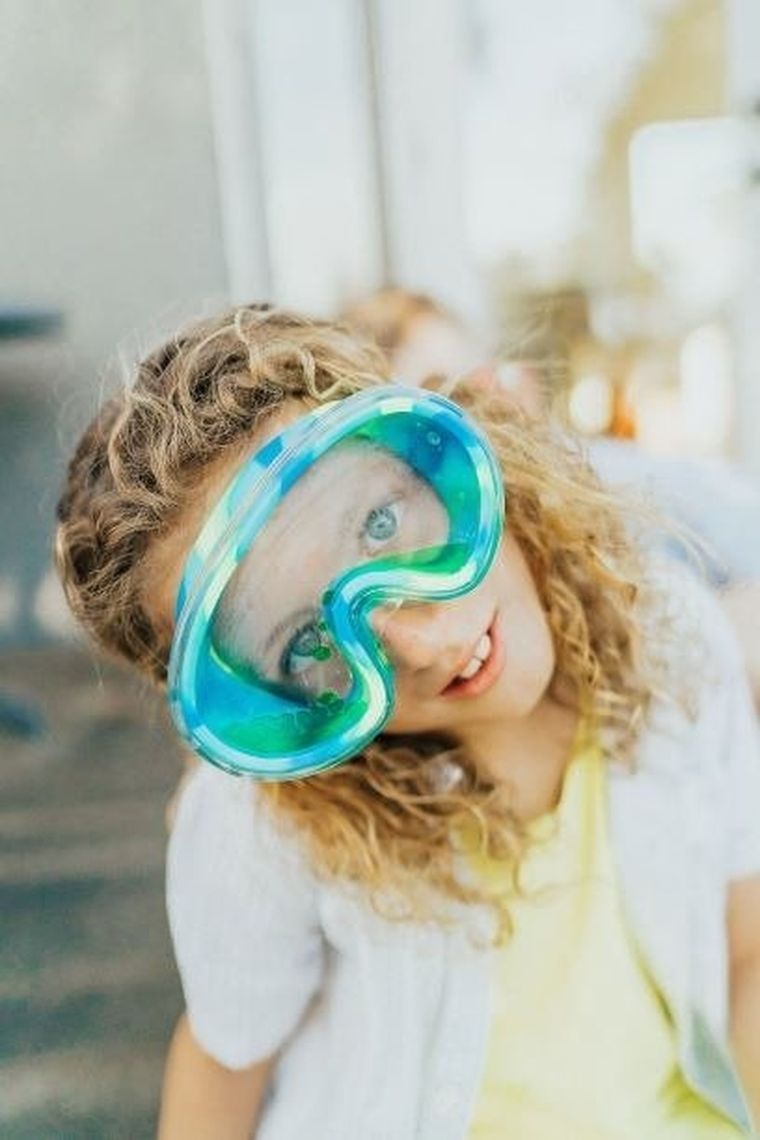 Bling2o, Lawa, maska do pływania, limonkowa