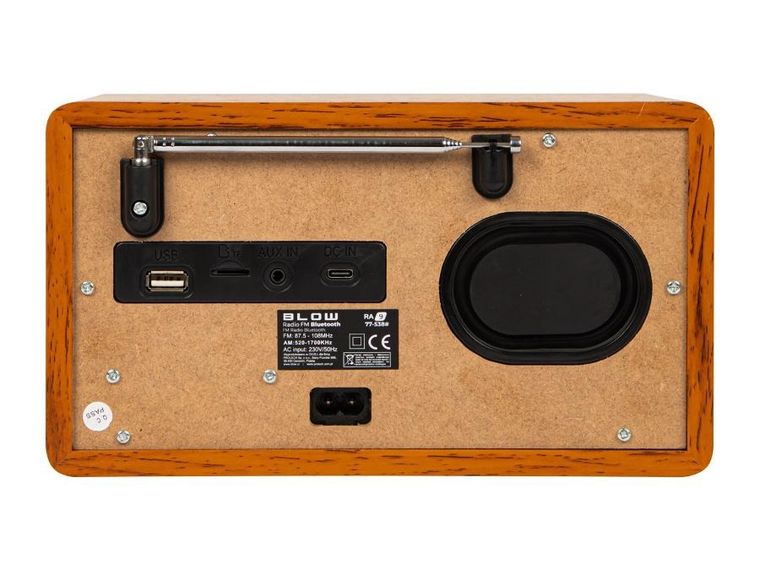 Blow, przenośne radio analogowe, AM/FM RA9 V.2"