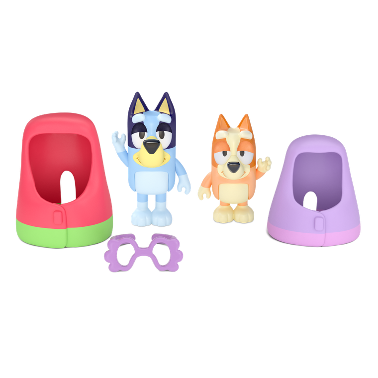 Bluey, Babcie, figurki, zestaw z akcesoriami, 2 szt.