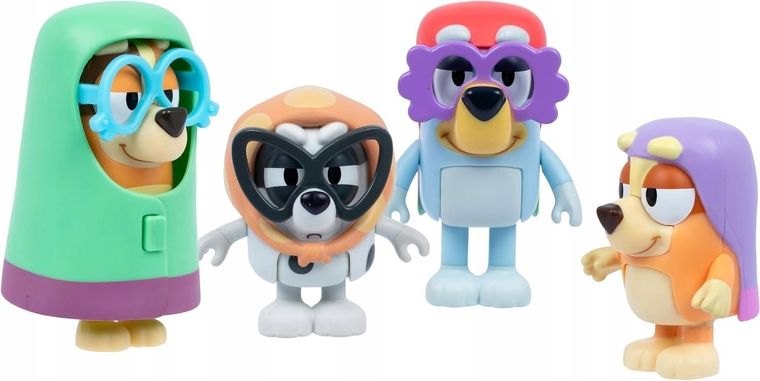 Bluey, Babcie, zestaw figurek, 4 szt.