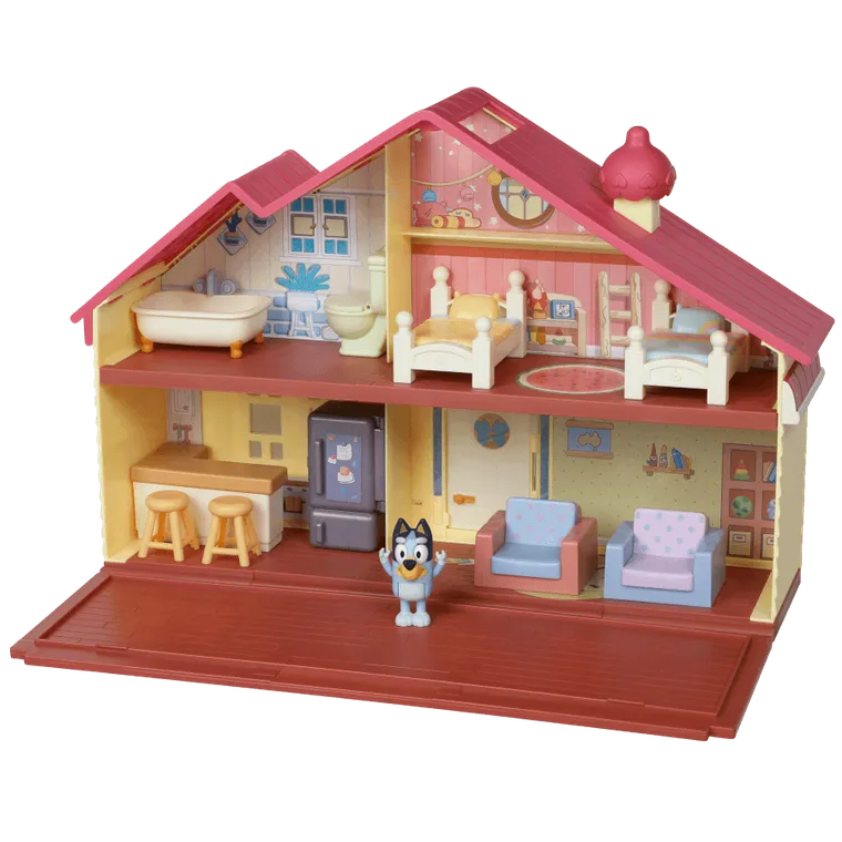 Bluey, Dom rodzinny, zestaw z figurkami