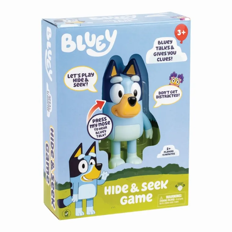 Bluey, interaktywna zabawka do zabawy w chowanego