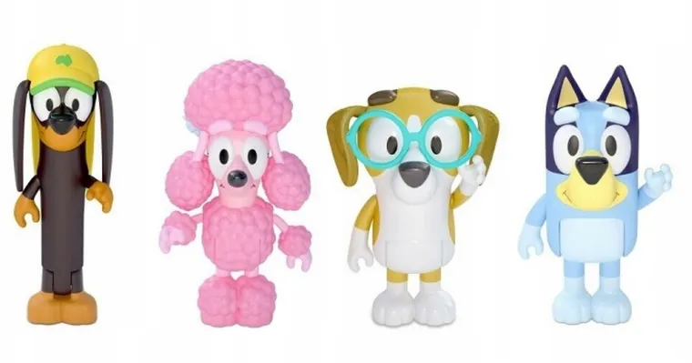 Bluey, Przyjaciele, figurki, 4 szt.