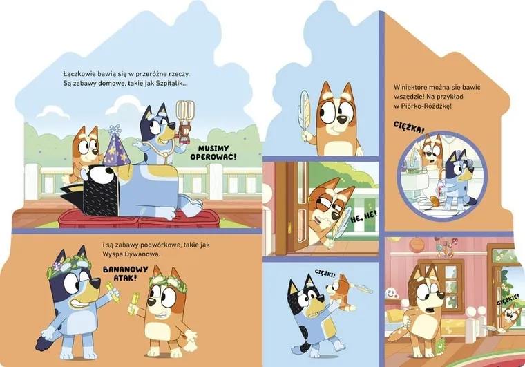 Bluey. W domu rodziny Łączków. Książeczki kartonowe