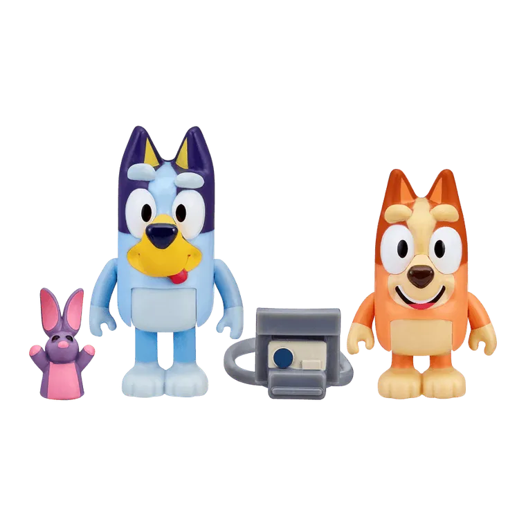Bluey, Zabawa w fotografa, zestaw z figurkami, 2 szt.