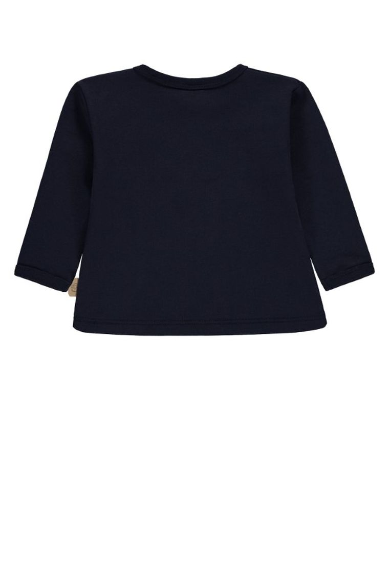 Bluza chłopięca, bawełna organiczna, granatowa, Bellybutton