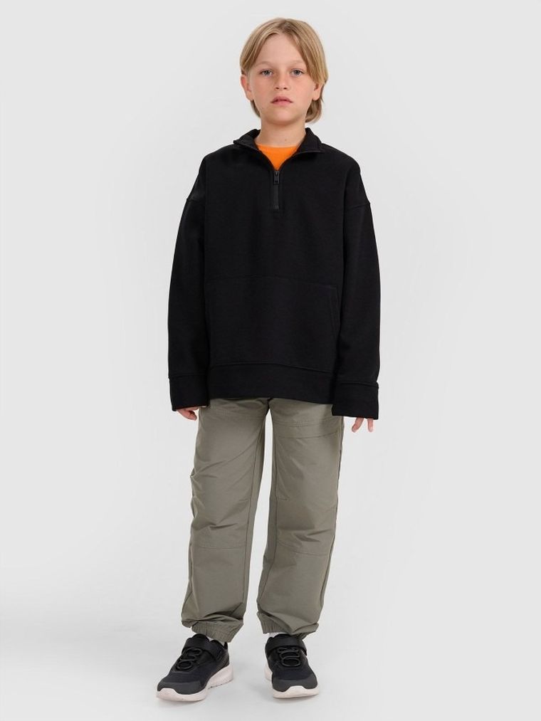 Bluza chłopięca, czarna, 4F