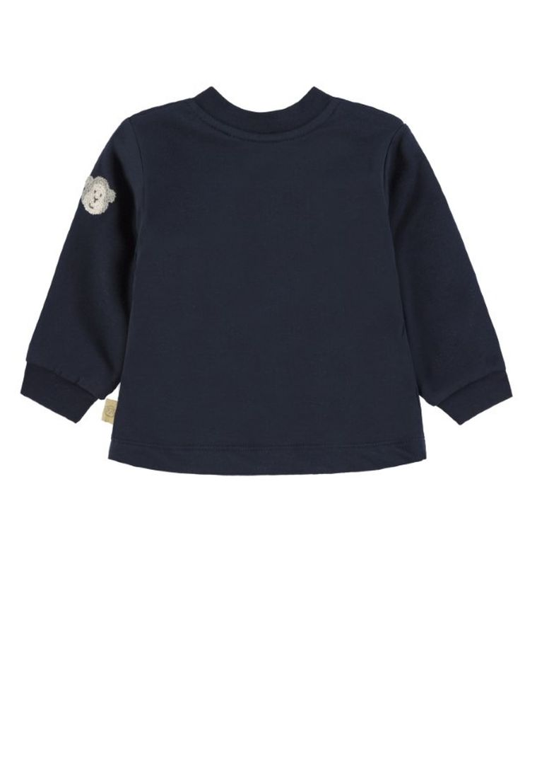 Bluza chłopięca, rozpinana, bawełna organiczna, granatowa, Bellybutton