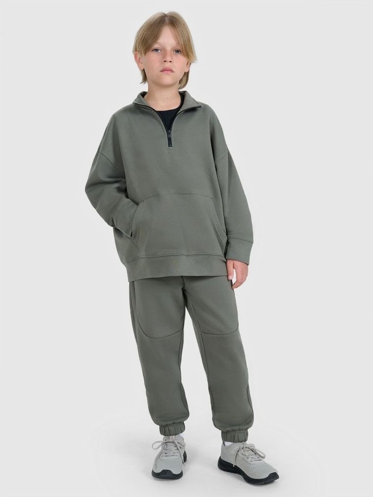 Bluza chłopięca, szara, 4F