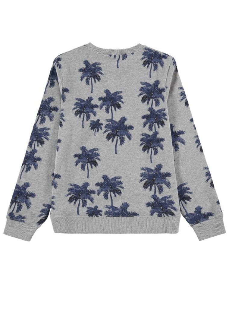 Bluza chłopięca, szara melanż, Tom Tailor