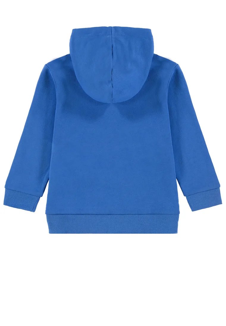 Bluza chłopięca z kapturem, niebieska, Tom Tailor