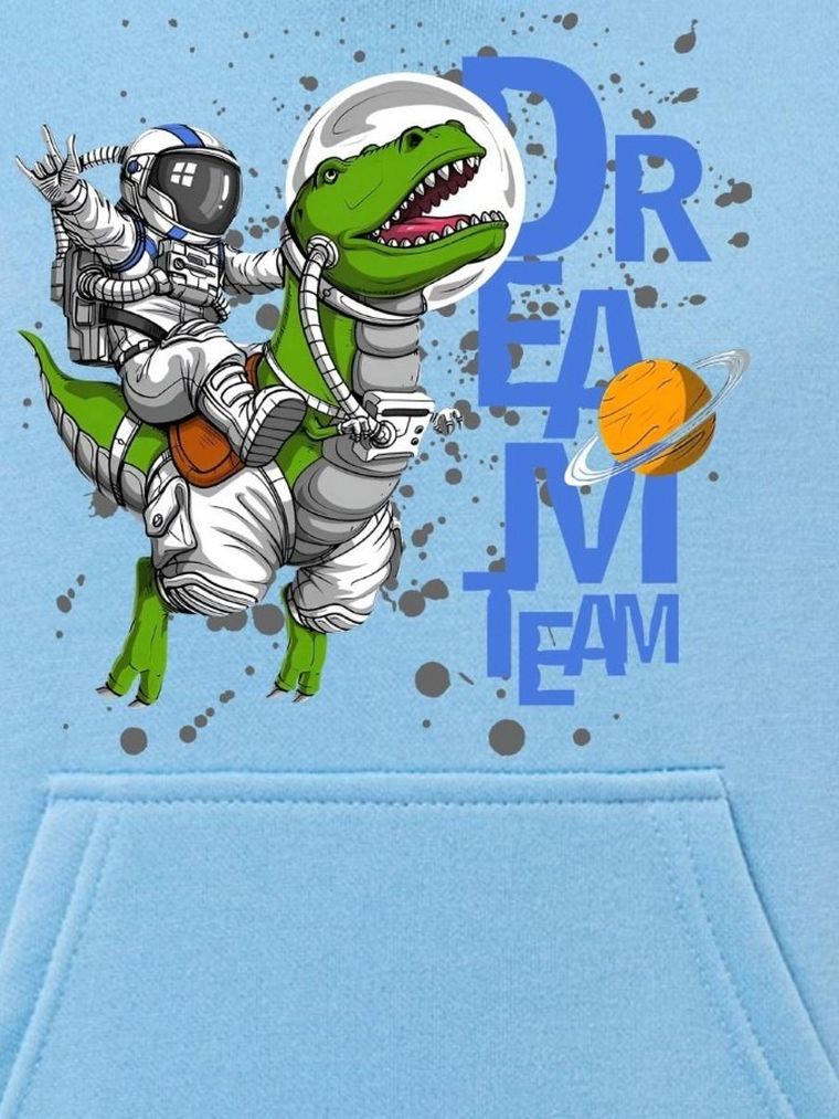 Bluza chłopięca z kapturem, niebieska, Tup Tup