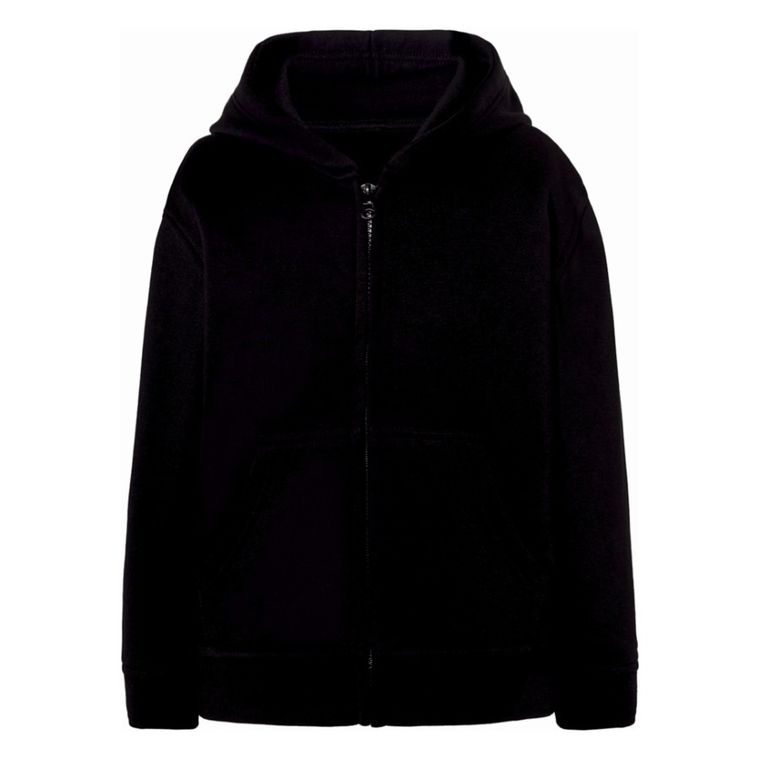 Bluza chłopięca z kapturem, rozpinana, czarna, Tup Tup