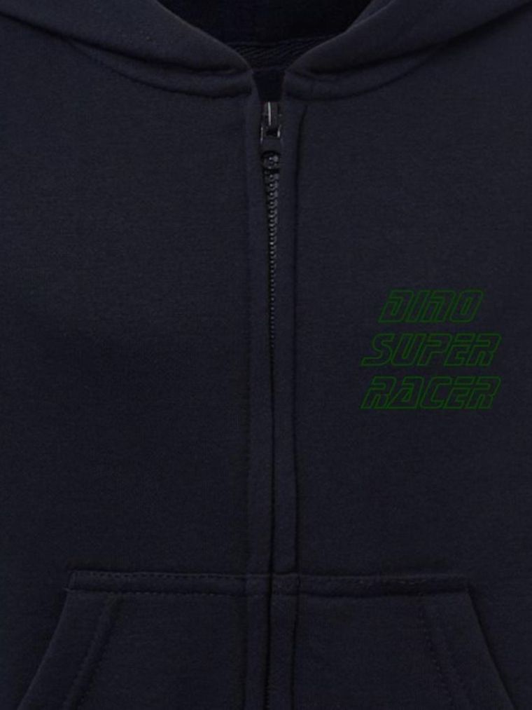 Bluza chłopięca z kapturem, rozpinana, granatowa, Tup Tup