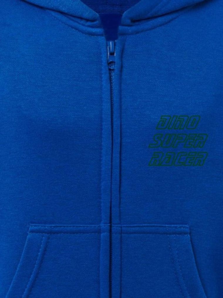 Bluza chłopięca z kapturem, rozpinana, niebieska, Tup Tup