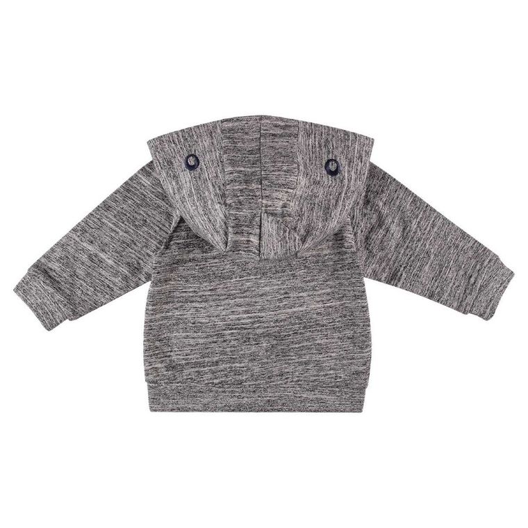 Bluza chłopięca z kapturem, rozpinana, szara, Tom Tailor