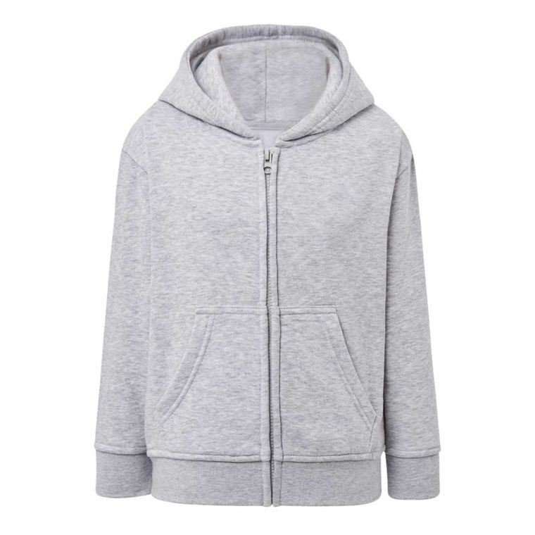 Bluza chłopięca z kapturem, rozpinana, szara, Tup Tup